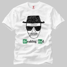 Tisho Breaking Bad Beyaz Erkek T-Shirt