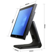 Tiwox TP-7610 Intel i7 10. Nesil 8 GB RAM 128 GB SSD 18.5 inç Dokunmatik Pos PC