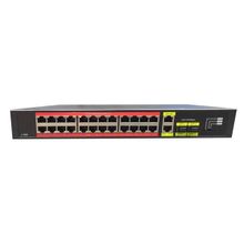Tiwox TP-G2422SFP-POE300W 24 Port Gigabit+2xGB RJ45-2xSFP Uplink Rackmount PoE Switch
