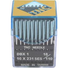TNC DBX1 SES 18/110 100 Adet Düz Makine İnce Dip Dikiş İğnesi