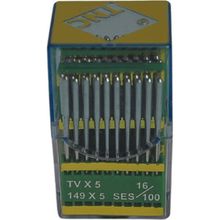 TNC TVX5 Ses PVD 16/100 100 Adet Kollu Kemer Yanmaz Dikiş İğnesi