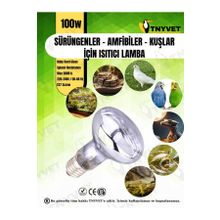 TNYVET 100 Watt Kızılötesi / Gün Işığı Güneş Lambası Isıtıcı Lambalar Sürüngenler, Amfibiler Ve Kuşlar Için