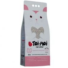 Toi Moi 10 kg Natura Cream Bebek Pudrası Kokulu Bentonit Kedi Kumu