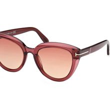 Tom Ford TF0938 69T 53 Bordo Şeffaf Kadın Güneş Gözlüğü