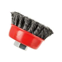 Tomax 100 mm Çimento Cüruf Temizleme Burgulu Çanak Fırça