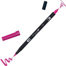 Tombow Dual Brush Pen 743 Hot Pink Grafik Çizim Kalemi
