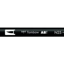 Tombow Dual Brush Pen N25 Lamp Black Grafik Çizim Kalemi
