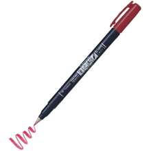 Tombow Fudenosuke Brush Pen 25 Red Fırça Uçlu Kalem