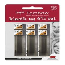 Tombow Leader Spare 2B 0.5 mm 6'lı Kalem Ucu