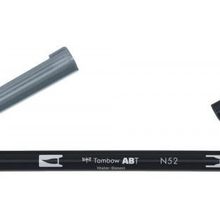 Tombow N52 Cool Gray 8 AB-T Dual Brush Grafik Kalemi