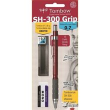 Tombow Sh-300 Bordo 0,7 mm Kurşun Kalem Okul Seti