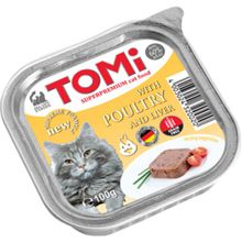 Tomi Alupack Kanatlı ve Kaz Ciğerli Yetişkin 100 gr Kedi Konservesi