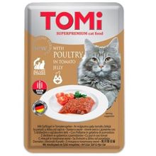 Tomi Pate Kümes Hayvanlı ve Domatesli 100 gr Yetişkin Kedi Konservesi