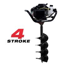 Tomking EA144P 250 mm 4 HP Çift Helezonlu 4 Zamanlı Toprak Burgu Makinesi