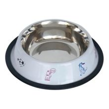 Tommy Beyaz 16 oz 0.47 lt Köpek Çelik Mama Kabı