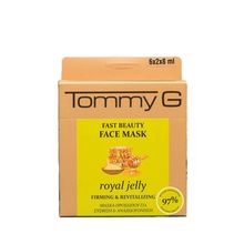 Tommy G TG5FB-BJE-F15 Fast Beauty Face Mask Royal Jelly TG Box Arı Sütü Hızlı Güzellik Maskesi