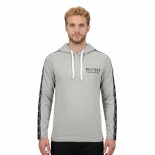 Tommy Hilfiger 09T4088-004 Gri Erkek Kapüşonlu Sweatshirt