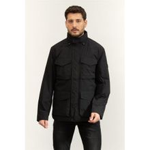 Tommy Hilfiger LW Packable Field Jacket Erkek Mont, Siyah, M Beden