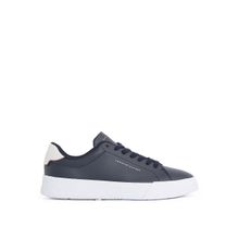 Tommy Hilfiger Th Court Lth Detail Ess Lacivert Erkek Klasik Sneaker