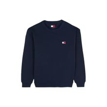 Tommy Hilfiger TJM Reg Badge Crew Ext Mavi Erkek Sweatshirt
