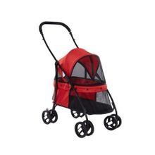 Tommy Kırmızı 67x47x98 cm Max 15 kg Evcil Hayvan Arabası