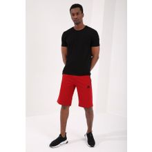 Tommy Life 81136 Gizli Fermuar Arka Cepli Bağcıklı Standart Kalıp Kırmızı Erkek Şort