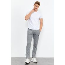 Tommy Life 84669 Erkek Klasik Cep Fermuarlı Gri Melanj Eşofman Altı