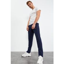 Tommy Life 84671 İndigo Fermuarlı Üç Cepli Dar Kalıp Klasik Paça Erkek Eşofman Altı