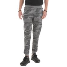 Tommy Life 84754 Gri Melanj Kamuflaj Desenli Dar Kalıp Jogger Erkek Eşofman Altı
