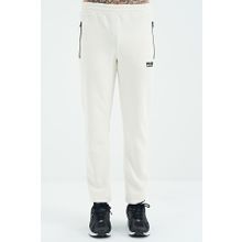 Tommy Life 84942 Ekru Fermuar Cepli Bağcıklı Lastikli Bel Şardonlu Erkek Eşofman Altı