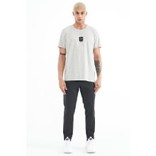 Tommy Life 84952 Antrasit Melanj Bağcıklı Fermuar Cepli Jogger Erkek Eşofman Alt