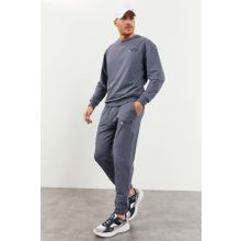 Tommy Life 85120 Petrol Casual O Yaka Lastik Paça Oversize Erkek Eşofman Takımı