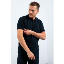 Tommy Life 87748 Basic Logolu Standart Kalıp Triko Polo Yaka Lacivert Erkek T-Shirt