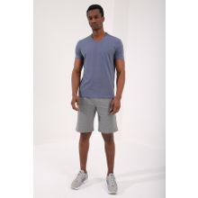 Tommy Life 87912 Basic Kısa Kol Standart Kalıp V Yaka Petrol Erkek T-shirt