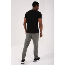 Tommy Life 87912 Basic Kısa Kol Standart Kalıp V Yaka Siyah Erkek T-shirt