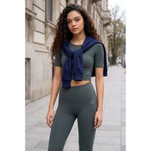 Tommy Life 95285 Çağla Kadın Yüksek Bel Kapri-crop T-shirt Tayt Takım