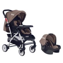 Tommybaby Eagle Travel Kahverengi Çift Yön Bebek Arabası Puset