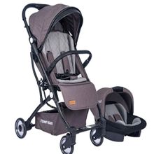 Tommybaby Mia Black Kabin Boy Antrasit Travel Bebek Arabası