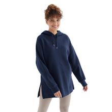 Tommylife 97242 Siyah Reglan Kol Basic Kapüşonlu Oversize Tunik