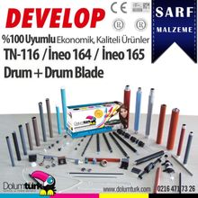 Tonermax Develop Tn 116 Develop Ineo 164 Muadil Drum + Drum Blade