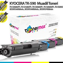 Tonermax Kyocera Tk 590 Fsc5250 Fsc2626 Fsc2526 Fsc2126 Fsc2016 P6026 M6526 M6026 Set Muadil Toner