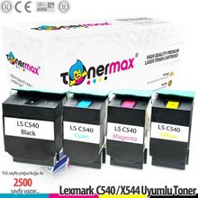 Tonermax Lexmark C544 / C546 / X544 / X546 / X548 Muadil Toner Takım
