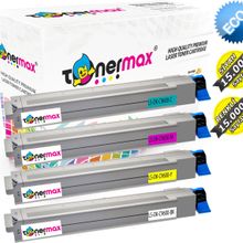 Tonermax OKI C9600 / C9650 / C9800 / C9850 Muadil Toner Set