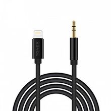 Tonex AX-02 Lightning to 3.5 mm Audio Siyah AUX Ses Kablosu