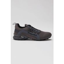 Tonny Black Rahat Kalıp Termo Taban Bağcıklı Füme Sneaker Erkek Spor Ayakkabı