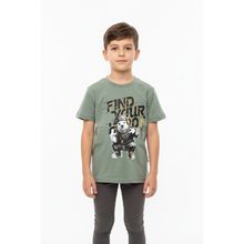 Toontoy 24992 Erkek Çocuk Bisiklet Yaka Kısa Kollu Baskılı Tişört