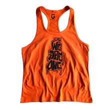 Top Glory 5059 Fitness GYM Tank Top Turuncu Siyah Erkek Atlet