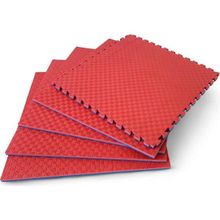 Top Glory Tatami Minderi 100X100X2,6CM 25 mm Kalınlıkta Çift Taraflı Kullanıma Uygun - Mavi - Kırmızı