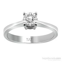 Topaz Pırlanta TKTPTYT0269 Pırlanta Tektaş Yüzük