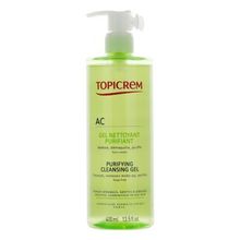 Topicrem AC Purifying Cleansing Gel 400 ml Yağlı ve Akneli Ciltler için Yıkama Jeli